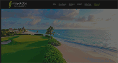 Desktop Screenshot of mayakobagolf.com